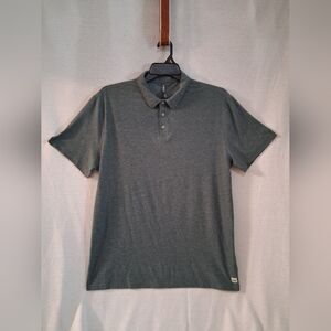 Vuori Men's Charcoal/green Polo Shirt